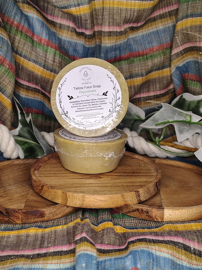 Tallow Face Soap: Rejuvenate