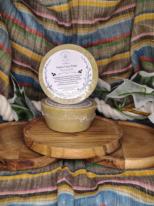 Tallow Face Soap: Rejuvenate